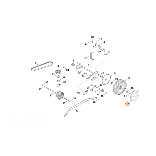 Stihl  Kołpak koła 6375 704 0310